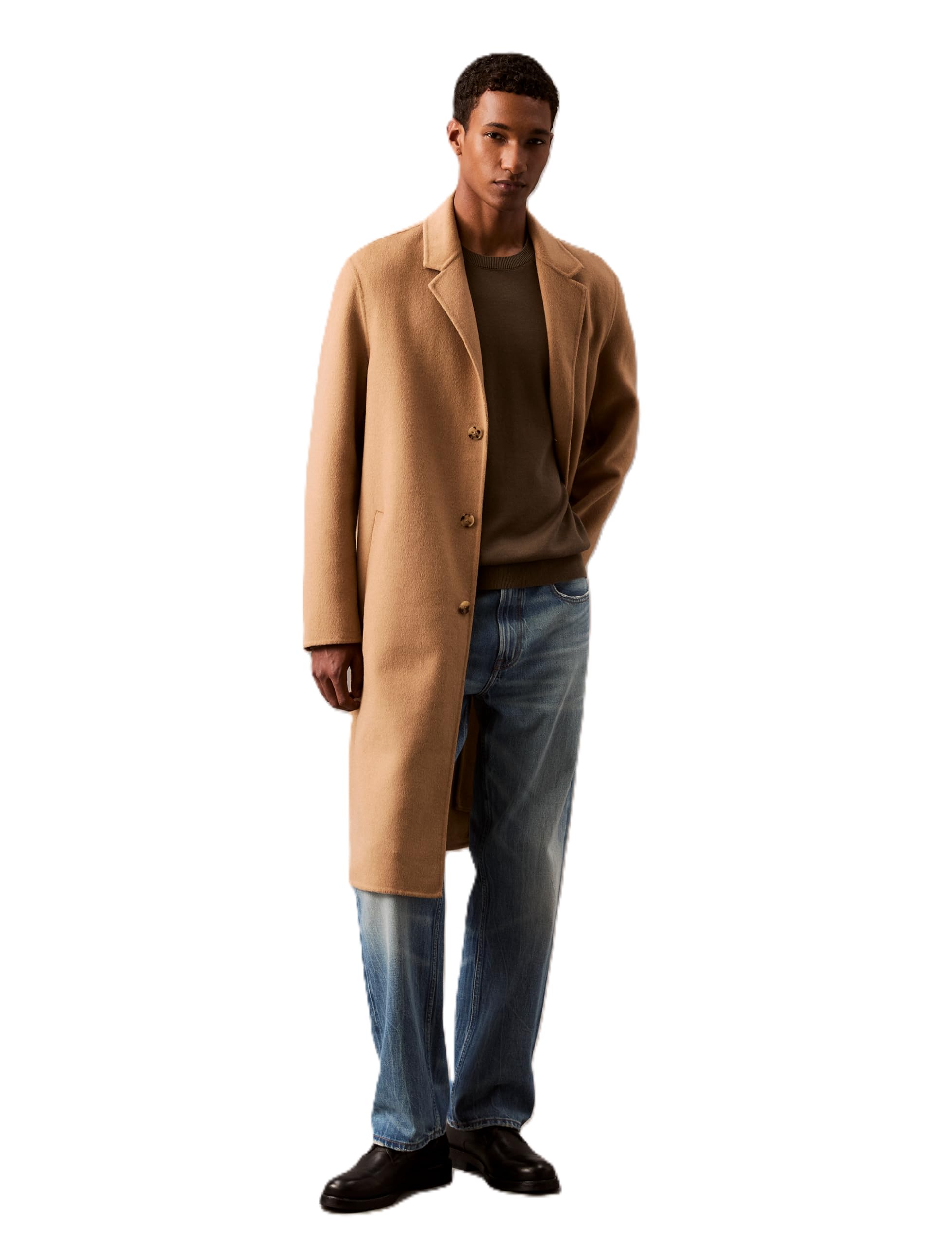 Calvin Klein Men's Compact Cotton Crewneck Sweater Image