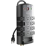 Belkin BP112230-08 PivotPlug 12-Outlet Surge Protector, 8-Feet