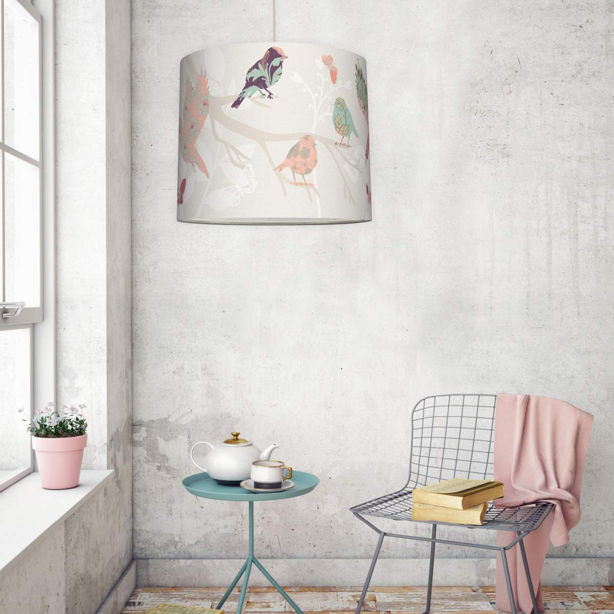 Sanftes Kinderzimmer Licht Madchen Junge O 40 X 34 Cm Anna Wand Hangelampe Dreambirds Lampenschirm Fur Kinder Baby Lampe Mit Vogeln Maideasyaz Com