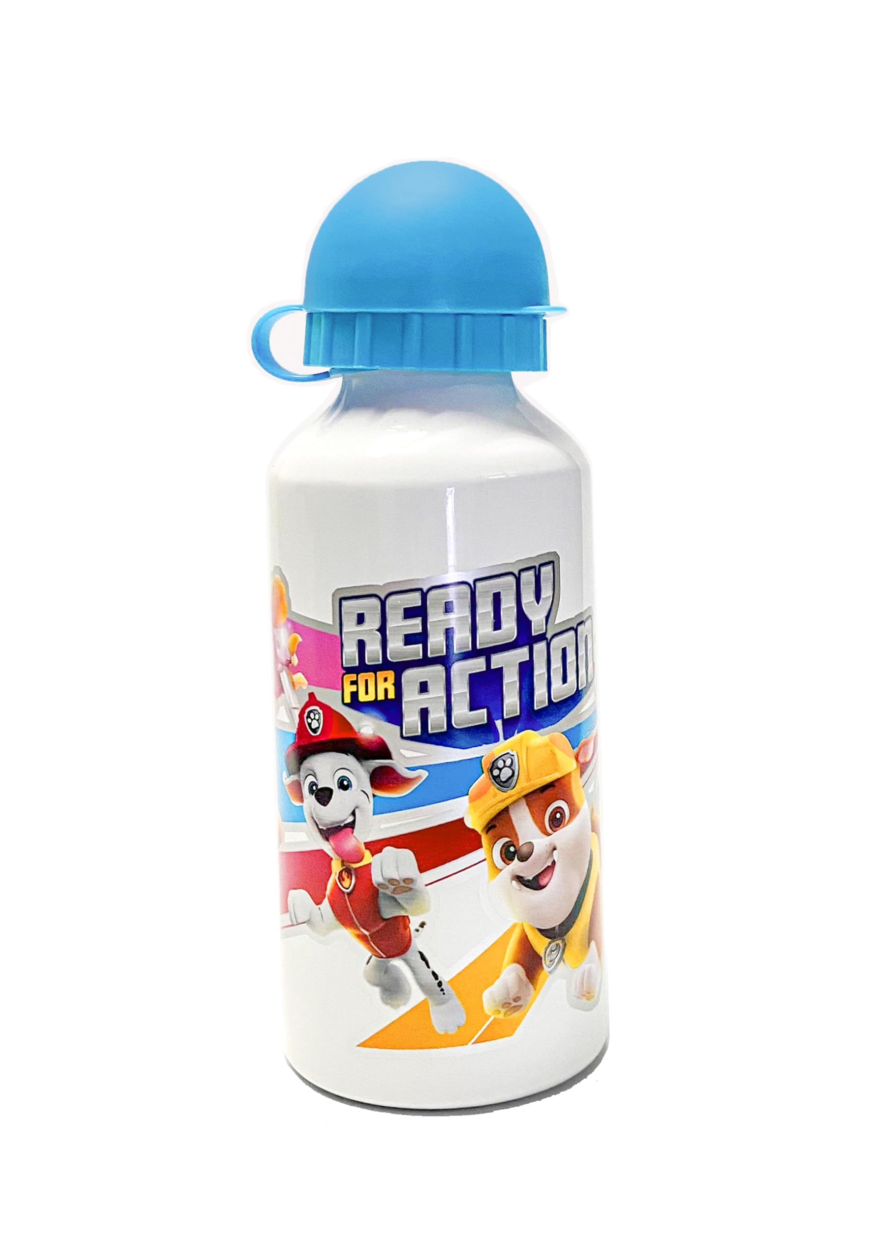 Paw Patrol Drinking Bottle Aluminium Sports Bottle Ready for Action 400 ml