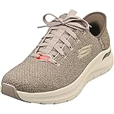 Skechers Mens Slip-ins: Arch Fit 2.0 - Look Ahead Knit Lace Up Slip on Sneakers