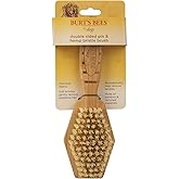 Burt's Bees for Pets Double Sided Pin & Hemp Bristle Dog Brush | Best All-Purpose Dog Brush to Reduce Shedding | for Long & S