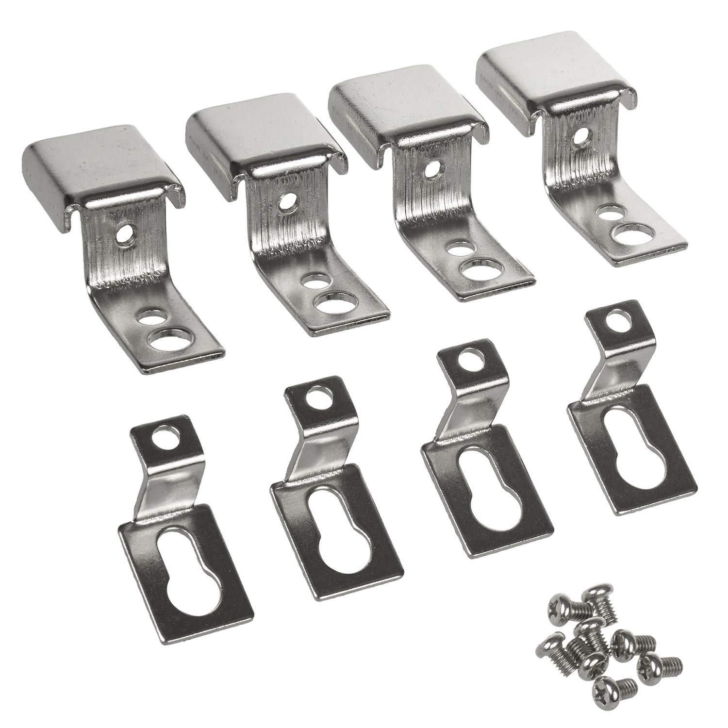 Maclean MCE546 Z-Bracket Mounting Set for LED Panel Mounting Set Ceiling Mounting Installation Kit Fastening Material (Z-Bracket Assembly Set)