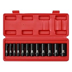 MIXPOWER 12 Pieces 3/8-Inch Drive Deep Impact