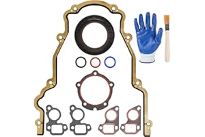 ORAEVY Timing Cover Gasket Set TCS45993,Compatible with GM LS LS1 LS6 LS2 LS3 LQ9 LQ4 4.8L 5.3L 5.7L 6.0L Chevy Silverado Suburban Tahoe GMC Sierra Yukon Savana Cadillac Escalade