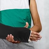 Artlan Arm Cast Sleeve Cover | Black Lycra Medium Cast Protector view 2