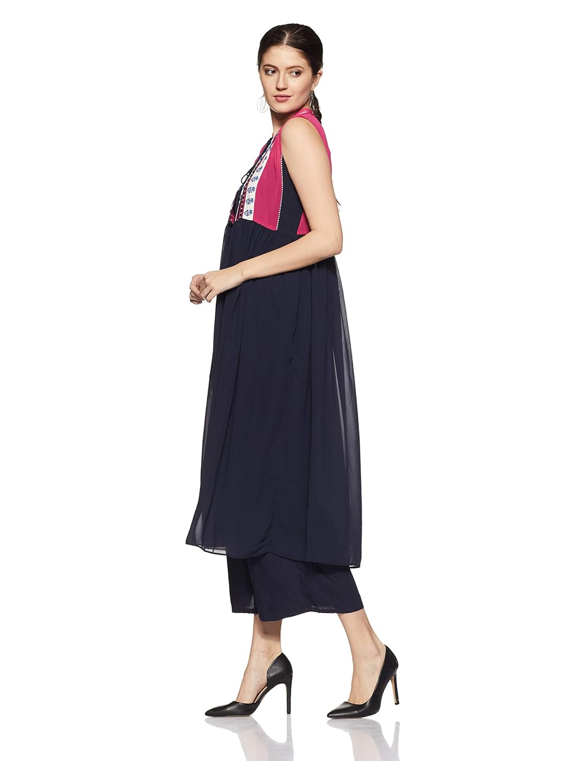 w for woman women's rayon cape gilet