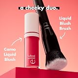 e.l.f. Camo Liquid Blush Brush Angled Blush Brush Vegan Cruelty-Free view 5