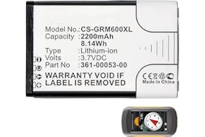 TUGAS ALLC Replacement Battery for Garmin Alpha 200/Alpha 200i/Alpha 300/Alpha 300i/Montana 600/Montana 600T/Montana 600t Camo/Montana 650/Montana 650T/Montana 680/Montana 680T/Monterra,2200mAh
