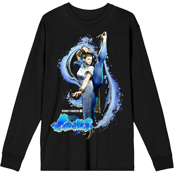 Amazon.com: Street Fighter Long Sleeve T-Shirt-X-Large