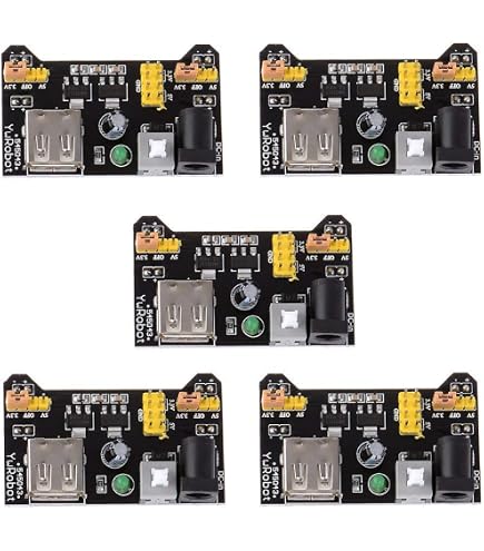 MB102 Solderless Breadboard 830 Point + 3.3V/5V Power Supply Module - Electronics Kit 9 thumbnail image