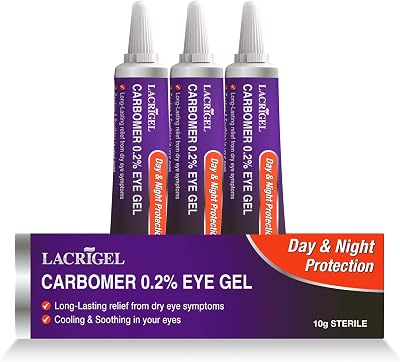 Ocufresh Lacrigel CARBOMER 0.2% Eye Gel 10 g Pack 3