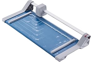 Dahle 507 Personal Rotary Trimmer, 12" Cut Length, 7 Sheet Capacity, Self-Sharpening, Automatic Clamp, German Engineered Paper Cutter