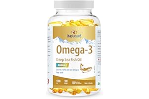 MapleLife Nutrition® - Omega-3 Deep Sea Fish Oil - High Potency - Brain & Heart Health Support - DHA, EPA, Omega-3 Fatty Acid