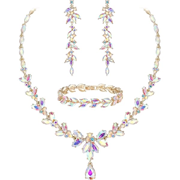 Set Collana E Bracciale 3 Toni – XOXO STARBURST 18 – Amore Cuori – Acciaio Inox
