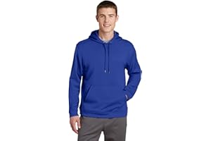 SPORT-TEK Men's Sport Wick Fleece Hooded Pullover