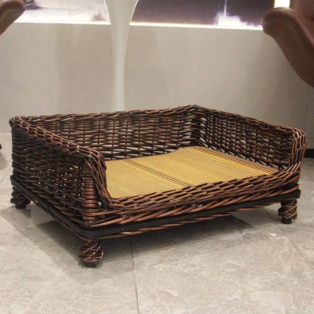wicker dog bed