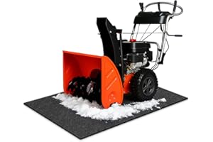 Nuanchu 5X3FT Snow Blower Mat Absorbent Snow Blower Floor Mat with Adhesive Backing for Garage(60" X 36")