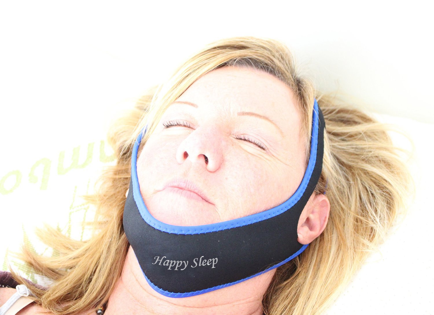 Stop Snoring Chin Strap - Anti Snore Solution for Good Mornings - Works Better Than Mouthpiece, Mouth Guards, Pillow, and other Devices - All Natural Remedy for Snorers - Reduce Snores and Improve Sleep Immediately - 100% Money Back Guarantee