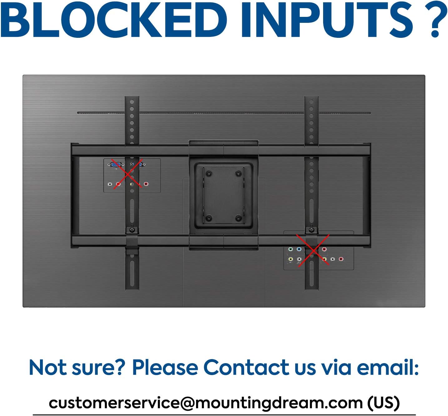 Mounting Dream TV Mount Bracket for 42-70 Inch Flat Screen TVs, Full Motion TV Wall Mounts with Swivel Articulating Dual Arms , Heavy Duty Design - Max VESA 600x400mm , 100 LBS Loading , MD2296: Electronics