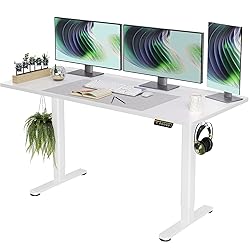 Claiks Electric Standing Desk, Adjustable Height