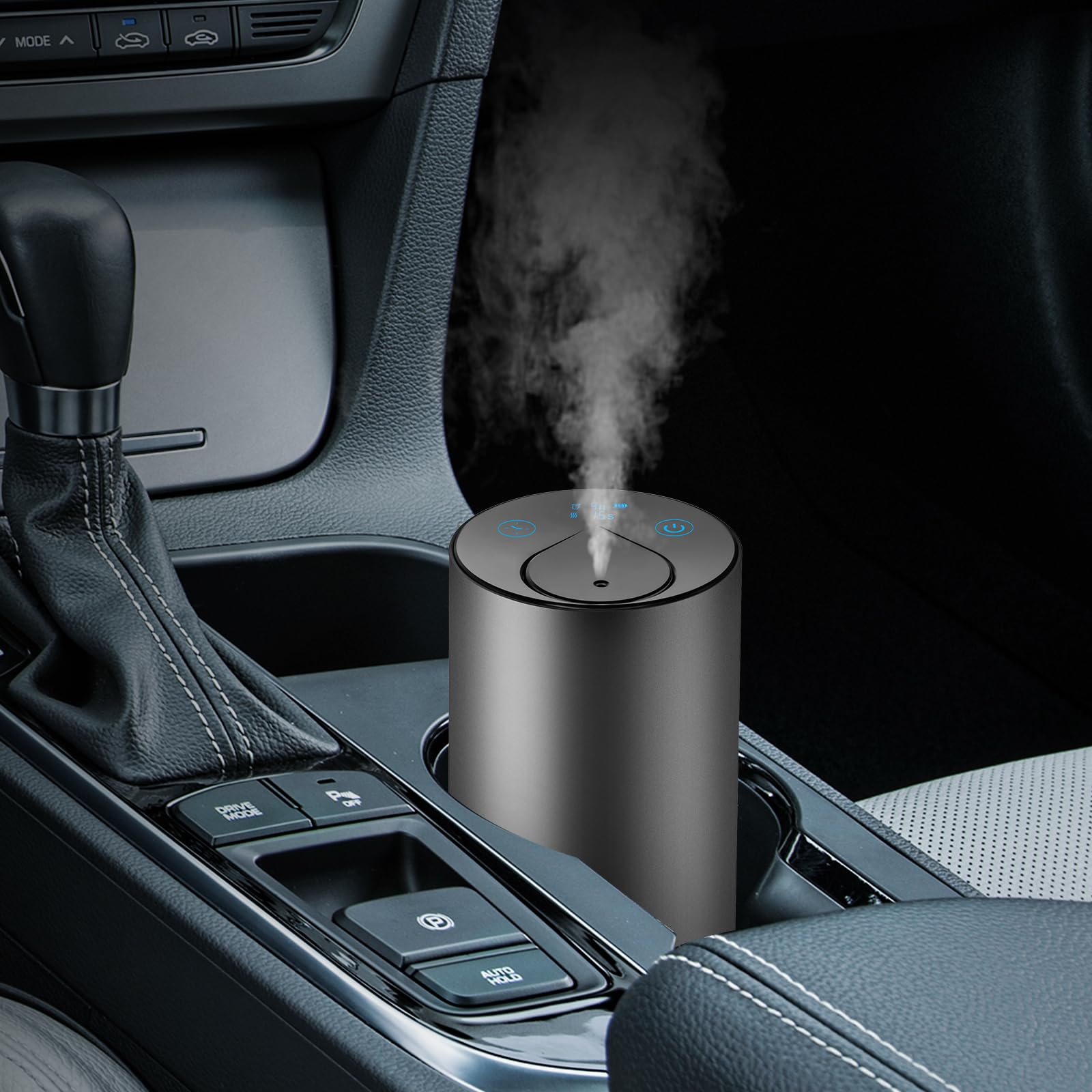 MIKICARE Smart Car Air Freshener, Waterless Essential Oil Diffuser ...