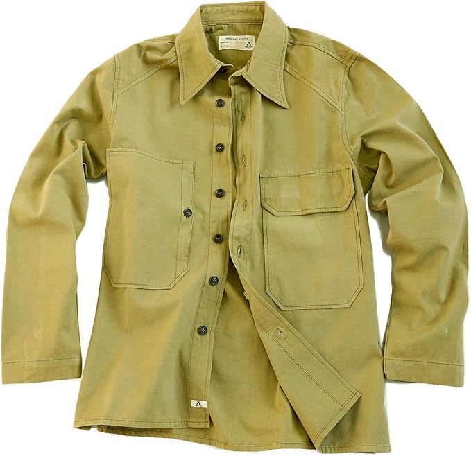 overshirt Señor Camisa de chaqueta en Military Style en azul marino y caqui, hombre, color caqui, tamaño extra-small: Amazon.es: Deportes y aire libre