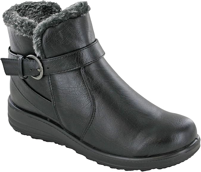 cushion walk ankle boots