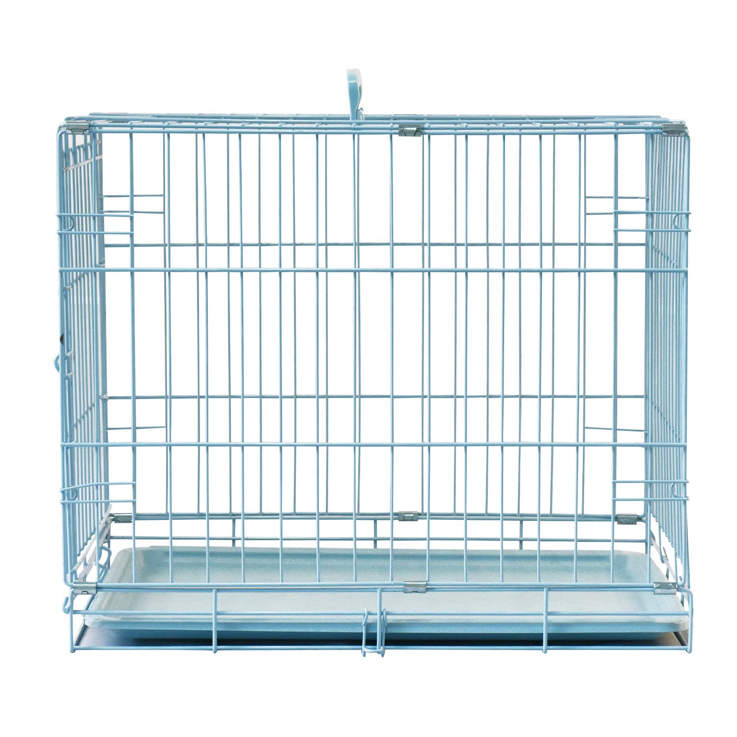 Mua Lemka ペットケージ 61x46x52cm 折り畳み式 トレイ付き 树脂溶射 ワイヤーケージ キャット 中小型犬用 ドッグ ハウス 休憩所 持ち手付き 移動便利 可愛い 犬用ケージ 犬小屋 猫用 持ち運びも楽々 61ｘ46ｘ52 Cm ブルー Tren Amazon Nhật Chinh Hang 21 Fado