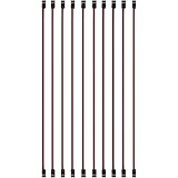 VIMVIP Servo Extension Cord Cable 100mm 10cm Male to Male for Futaba Package of 10 Pieces