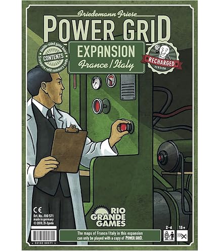 Jeu De Société Power Grid édition Recharged - Neuf - Pour 12 Ans Et Plus - Thème Stratégie/énergie