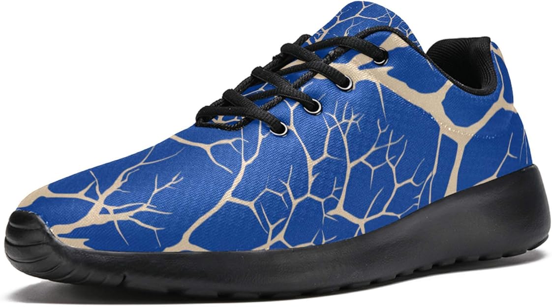 Palm Tree Leaves Texture Mens Trainers Slip on Lightweight Running