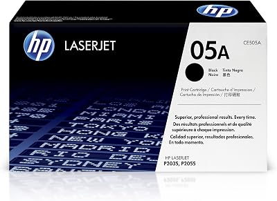 HP CE505A 05A Original LaserJet Toner Cartridge Black Single Pack