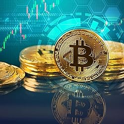 Naturiway 5Pcs Bitcoin Coin, Bitcoin Commemorative