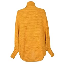 Ladies Sweaters Black 3/4 Sleeve Cardigan for Women