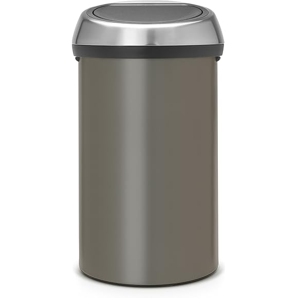 Brabantia 60 Litre Touch Bin Platinum My Kitchen Accessories