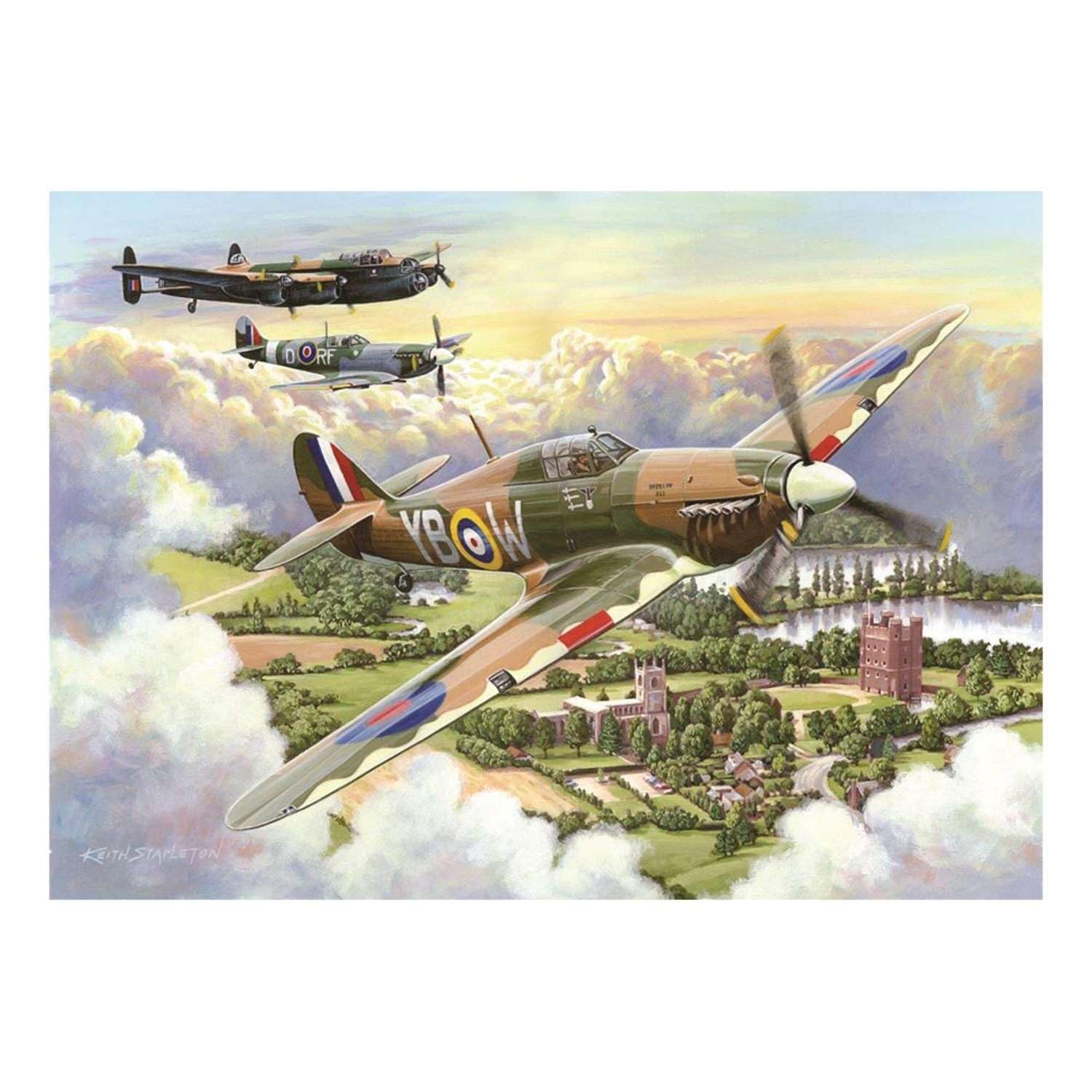 Big 500 Piece Jigsaw Puzzle - Final Approach — image 1
