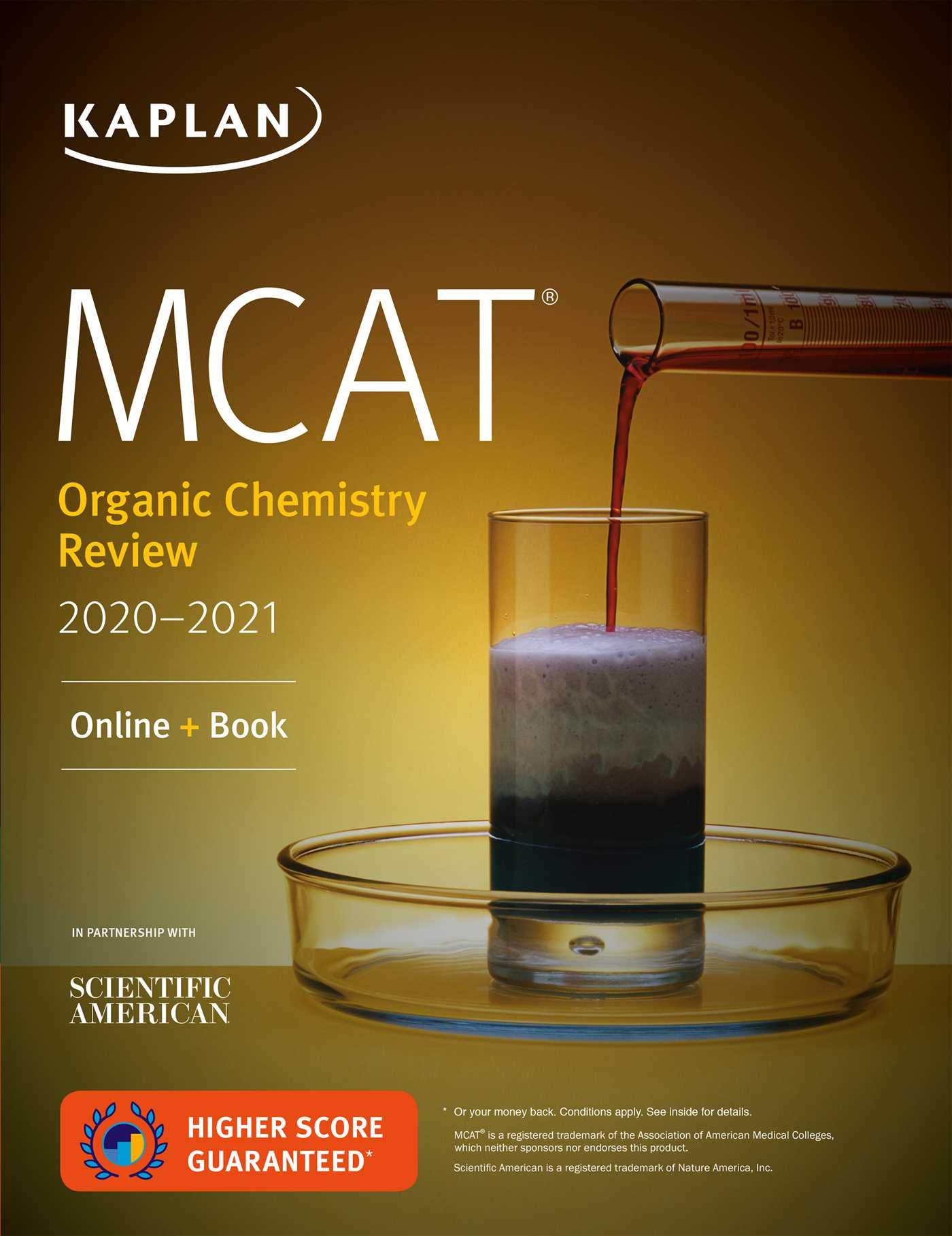 Mcat Organic Chemistry Review 2020 2021 Online Book Kaplan Test Prep Kaplan Test Prep 9781506248783 Amazon Com Books