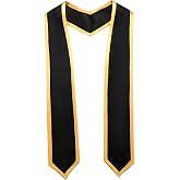 Ftyfty Unisex Adult Graduation Honor Stole Classic End With Trim 72" Long