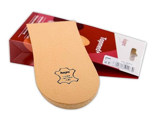 Fersenanhebung, Fersenerhöhung, Fersenkissen, Orthopädischer Keil, Zahlreiche Breiten und Höhen, Lederüberzug, Topmed Plus vo