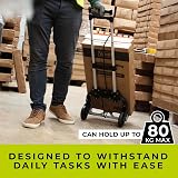 WMR Heavy Duty Aluminium Folding Hand Truck Trolley 80kg Load Capacity view 4