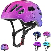 Zacro Kids Helmet 5-14 for Boys Girls, Adjustable Lightweight Toddler Helmet with Reflective Safety Stickers, Fits Bicycle Balance Bike Scooter