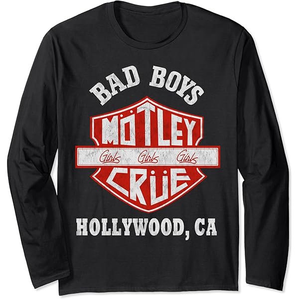 Amazon.com: Mötley Crüe – Bad Boys Shield Tank Top