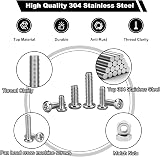 FandWay 1200Pcs Stainless Steel Tiny Screws Nuts Kit M1-M2.5 for Watch PC SSD view 6