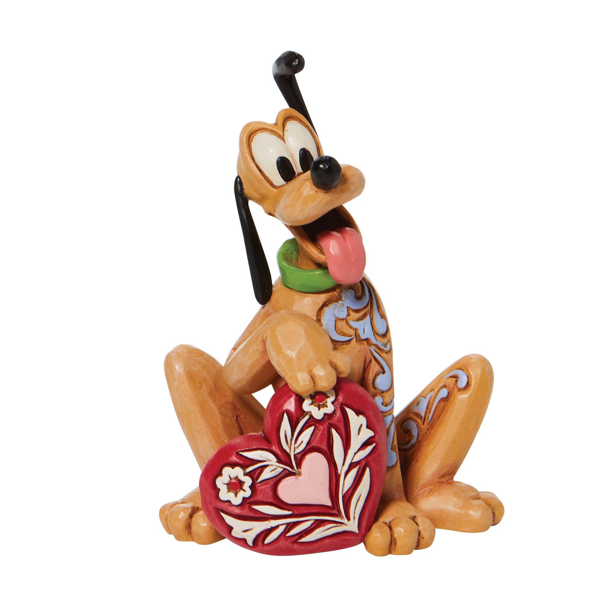 Enesco Jim Shore Pluto Heart Mini Figurine