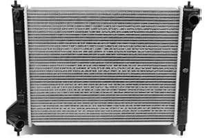 DNA Motoring OEM-RA-13365 Factory Style Bolt-on Aluminum Core Cooling Radiator Compatible with 2013-2018 Sentra, 20" W X 15-15/16" H X 1" D