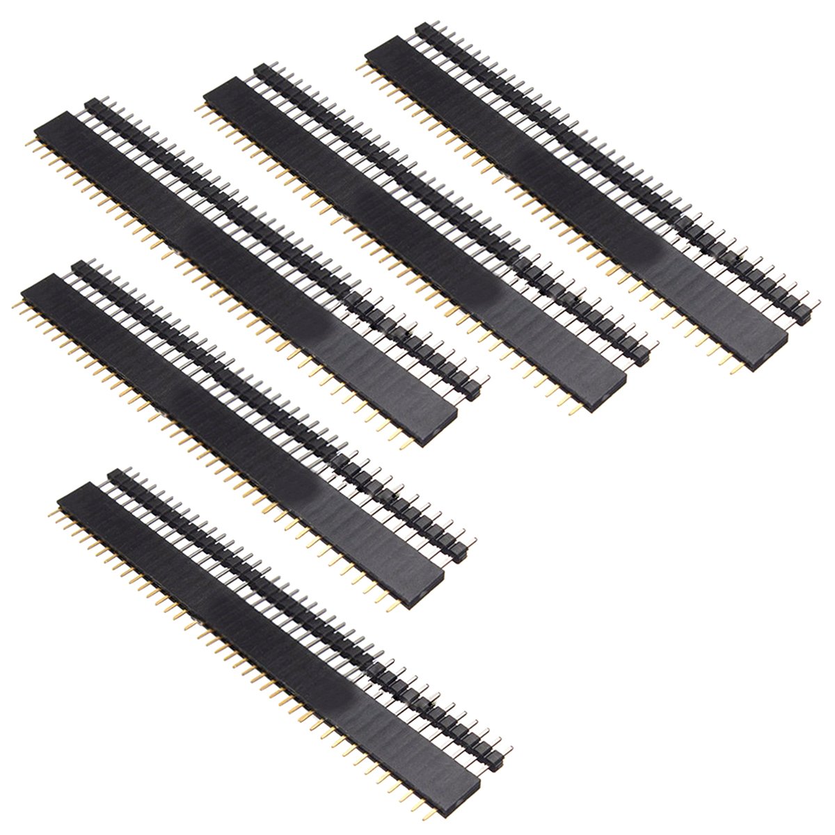 40 Pezzi Cavi Jumper Per Arduino &ndash; Maschio-Maschio E Femmina-Femmina &ndash; Varie Lunghezze