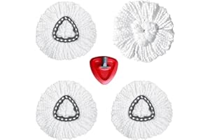 Spin Mop Head Refills for Vileda, fit O-Cedar Spin Mop Heads Replacement Microfiber Mops Turbo Triangle Swivel Replacements P