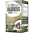LABO Nutrition Bioactive Organic Agaricus Ultra for Advanced Immune Support, USDA Organic, 7 Medicinal Mushroom Supplement, Cordyceps, Maitake, Turkey Tail, Lingzhi, Agaricus blazei Murill, Shiitake