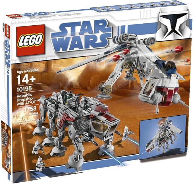Amazon Com Lego Star Wars Republic Dropship With At Ot Walker Discontinued By Manufacturer Toys Games